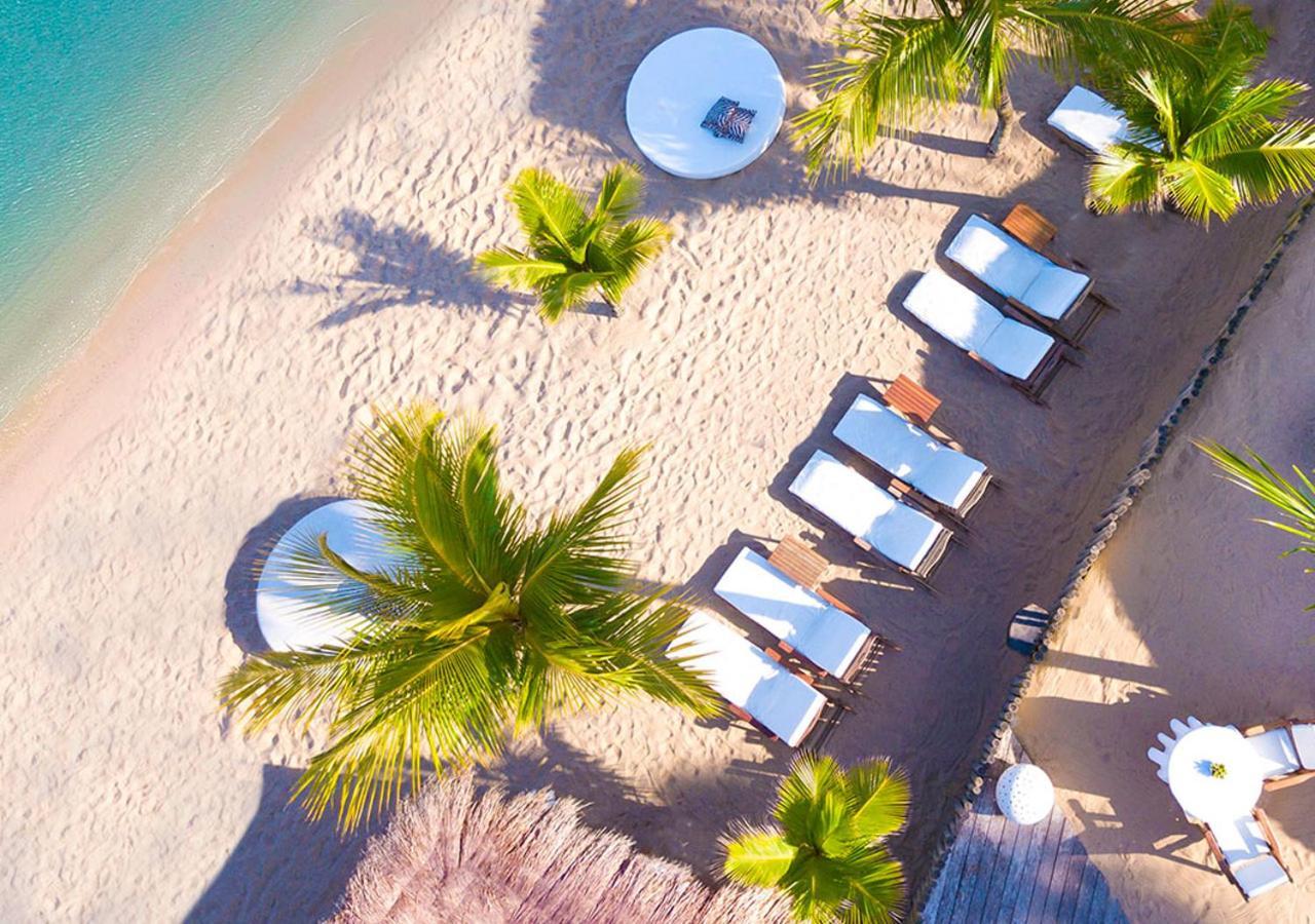 Dpny Beach Hotel & Spa Ilhabela Eksteriør billede Aerial view of the beach at the resort